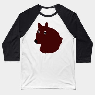 vector illustration of a bear Baseball T-Shirt